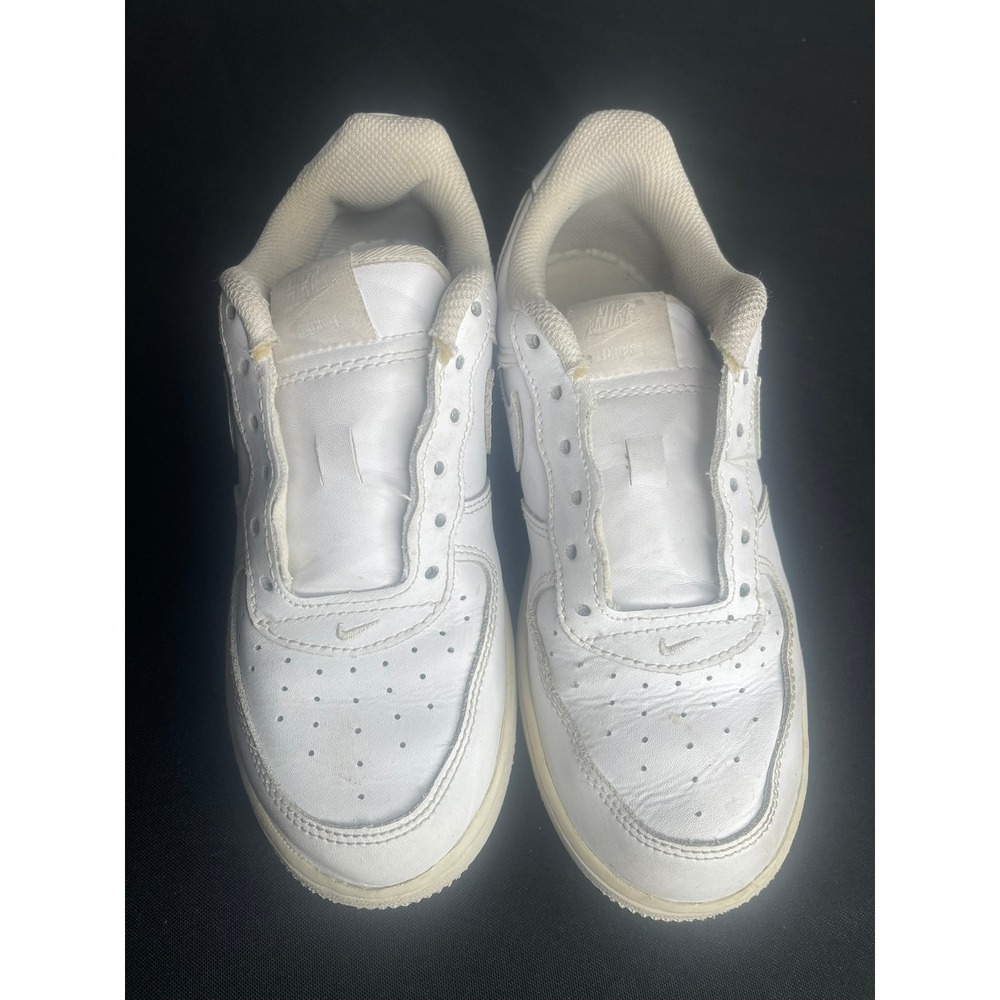 Nike Air Force 1 Low Triple White Kids Youth Sneakers DH2925-111 Size 2Y